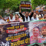 छात्रों के समर्थन में कांग्रेस का मार्च, शिक्षा मंत्री का मांगा इस्तीफा